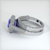 3.00 Ct. Color Change Sapphire Ring, 14K White Gold 4